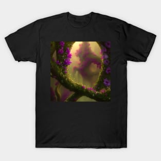 Flowers in sunset T-Shirt